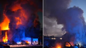 Zmasowany atak Rosjan na Ukrainę. Celem budynki mieszkalne, są ofiary