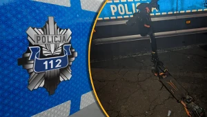 13-latek korzystał z hulajnogi elektrycznej. Nie miał kasku