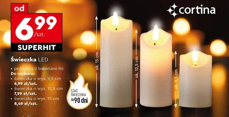 Świeczka led Cortina