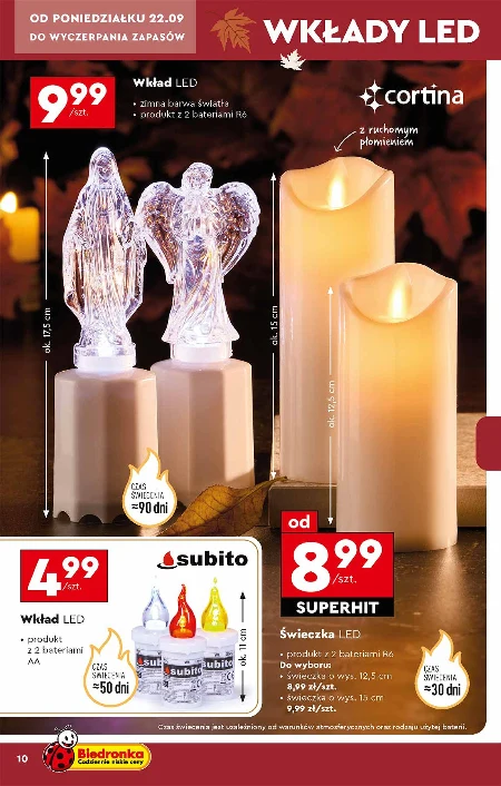Świeczka led