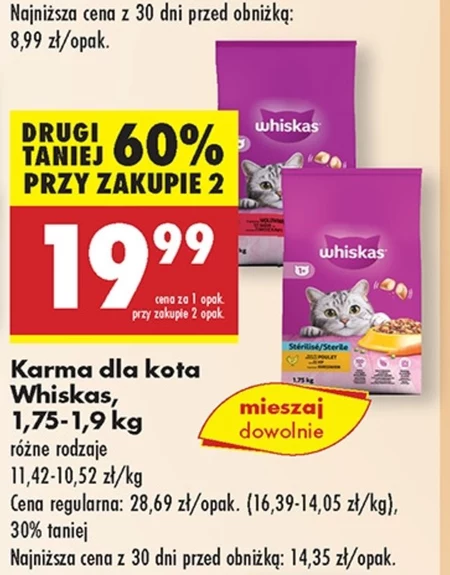 Karma dla kota Whiskas