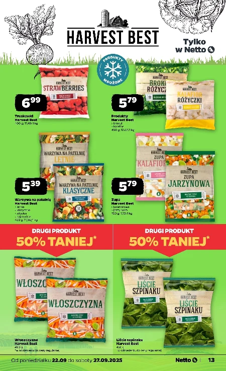 Mrożone warzywa Harvest Best