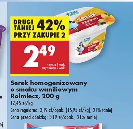 Serek homogenizowany Rolmlecz