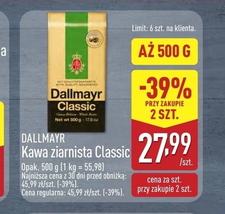 Kawa ziarnista Dallmayr