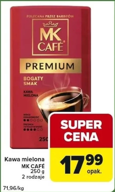 Kawa mielona MK Cafe