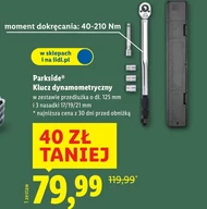 Klucz dynamometryczny Parkside