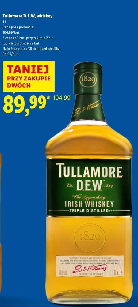 Whiskey Tullamore Dew
