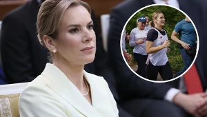 Marta Nawrocka z polską grupą biegaczy w Nowym Jorku