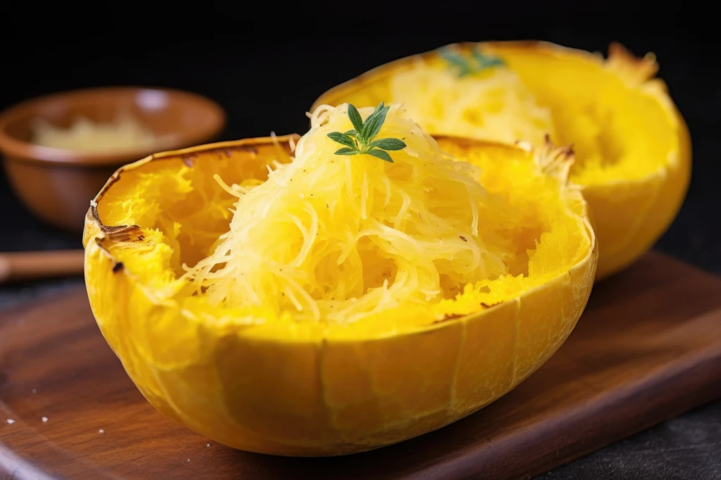 Dynia makaronowa zawiera dużo błonnika i witamin, a dodatkowo ma niewiele kalorii