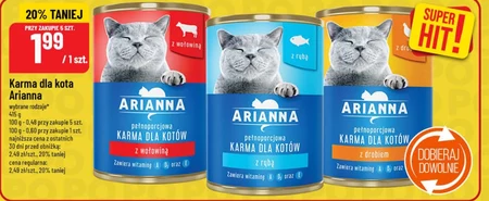 Karma dla kota Arianna