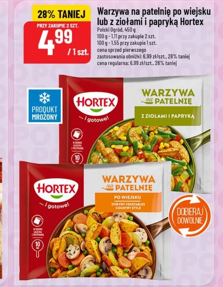 Овочі на сковорідці Hortex