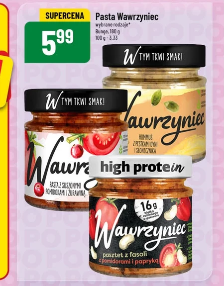 Pasta warzywna Wawrzyniec