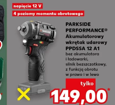 Akumulatorowy klucz udarowy Parkside