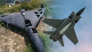 Drony i myśliwce coraz częściej naruszają przestrzeń powietrzną NATO (Kolaż: Aleksandra Włodarczyk)