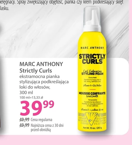Pianka do włosów Marc Anthony