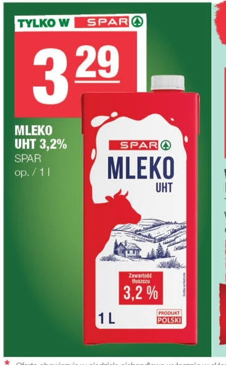Молоко SPAR