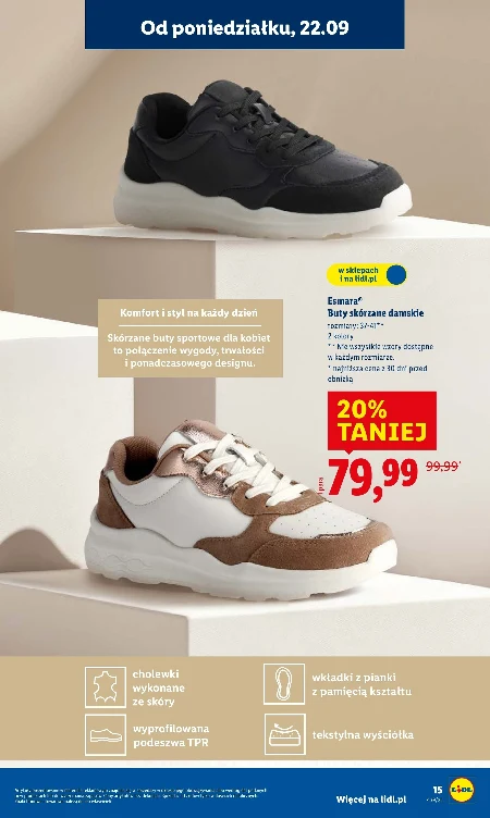 Buty skórzane Esmara