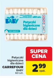 Patyczki higieniczne Carrefour