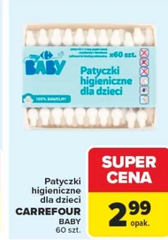 Patyczki higieniczne Carrefour