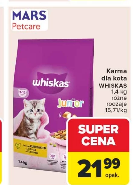 Karma dla kota Whiskas