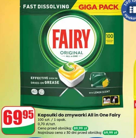 Kapsułki do zmywarki Fairy