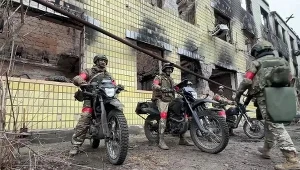 Rosjanie atakują ogromnymi grupami motocyklowymi. Jest nagranie