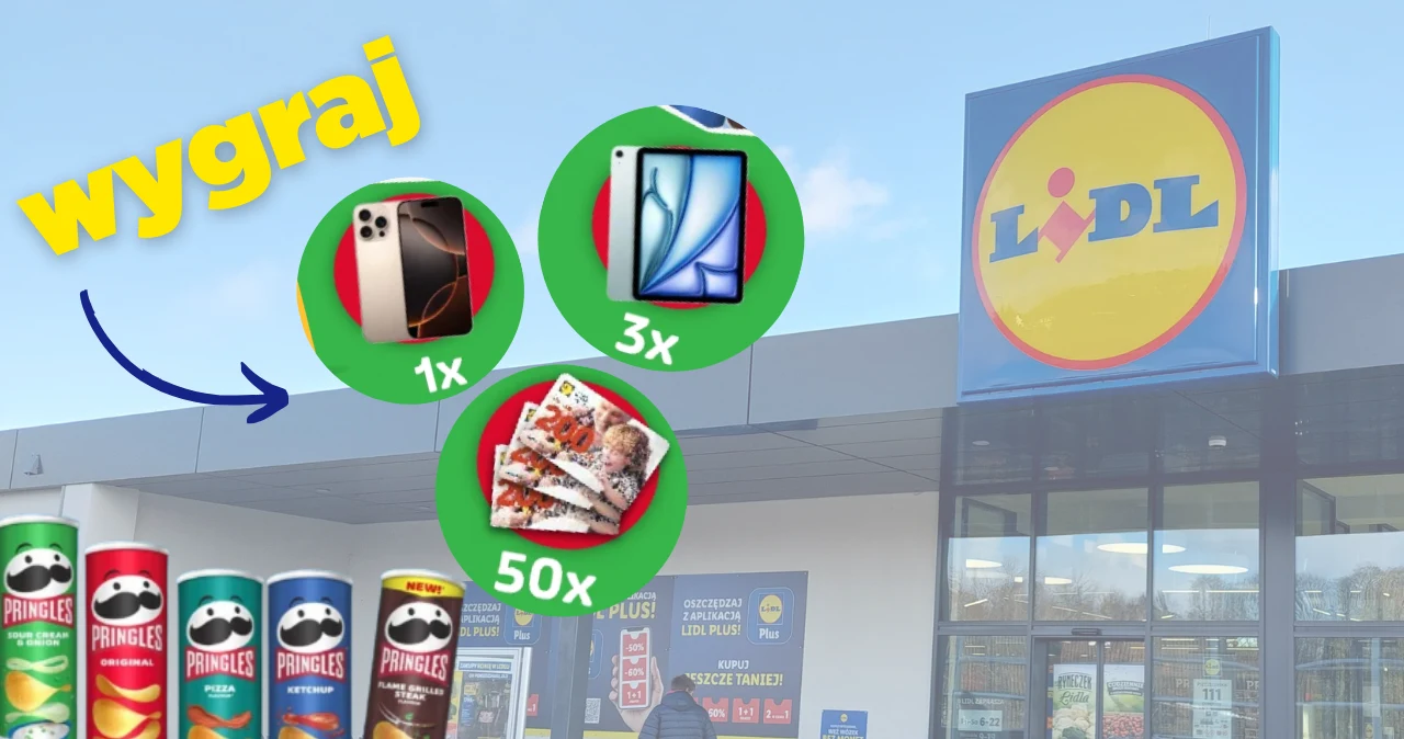 Wygraj iPhone 16 Pro Max w Lidlu! Konkurs z Pringles pełen nagród Wygraj iPhone 16 Pro Max w Lidlu! Konkurs z Pringles pełen nagród