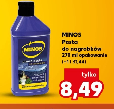 Pasta do nagrobków Minos
