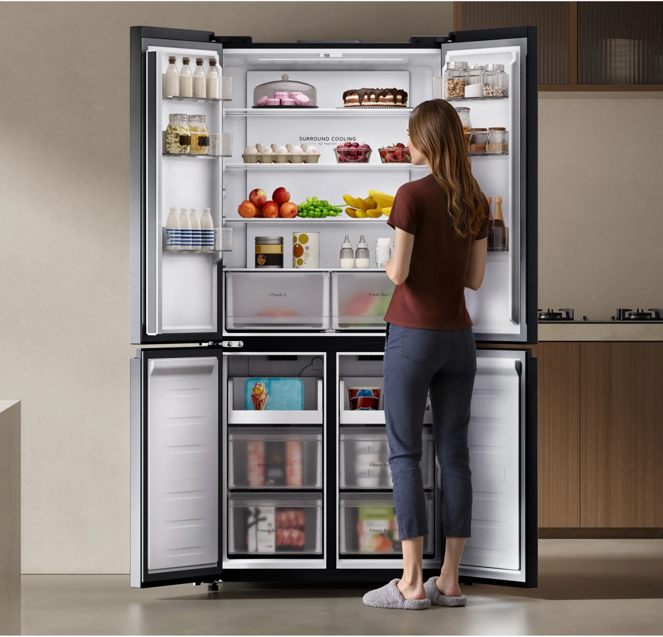 Lodówka Mijia Refrigerator Cross Door 502L.