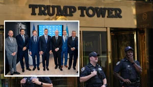 Spotkanie w Trump Tower (screen: X/Alejandro Dominguez)