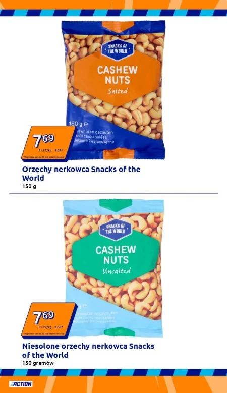 Orzechy nerkowca Snacks of the World