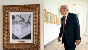 Portret Joe Bidena zniknął na polecenie Donalda Trumpa. Zastąpiła go maszyna