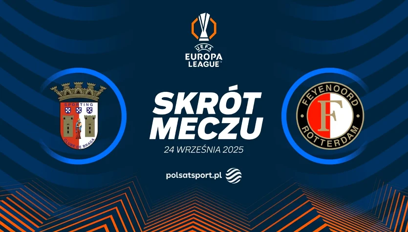 Sporting Braga - Feyenoord Rotterdam. Skrót meczu. WIDEO