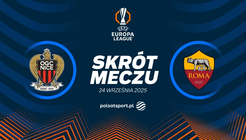 OGC Nice - AS Roma. Skrót meczu. WIDEO