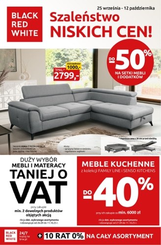 Gazetka promocyjna Black Red White, ważna od 25.09.2025 do 12.10.2025.
