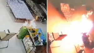 Sześcioletni chłopiec podpalił supermarket w Kijowie