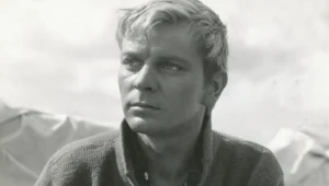 Zygmunt Malanowicz w filmie "Nóż w wodzie"