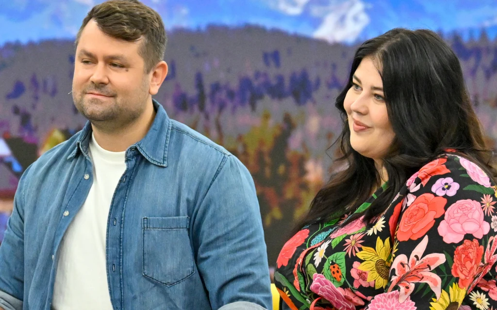 Modelka plus size Ewa Zakrzewska z mężem Karolem Guzowskim 