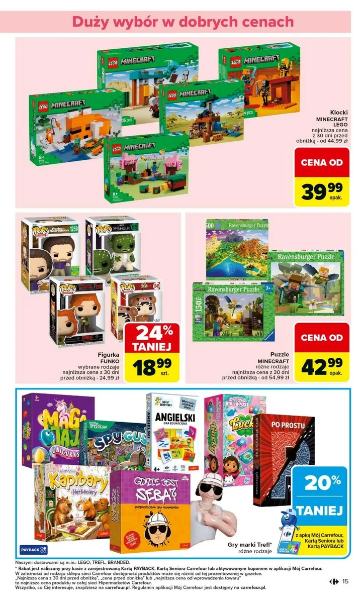 Figurki kolekcjonerskie Funko POP w Carrefourze