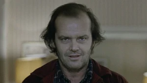 Jack Nicholson w filmie "Lśnienie"