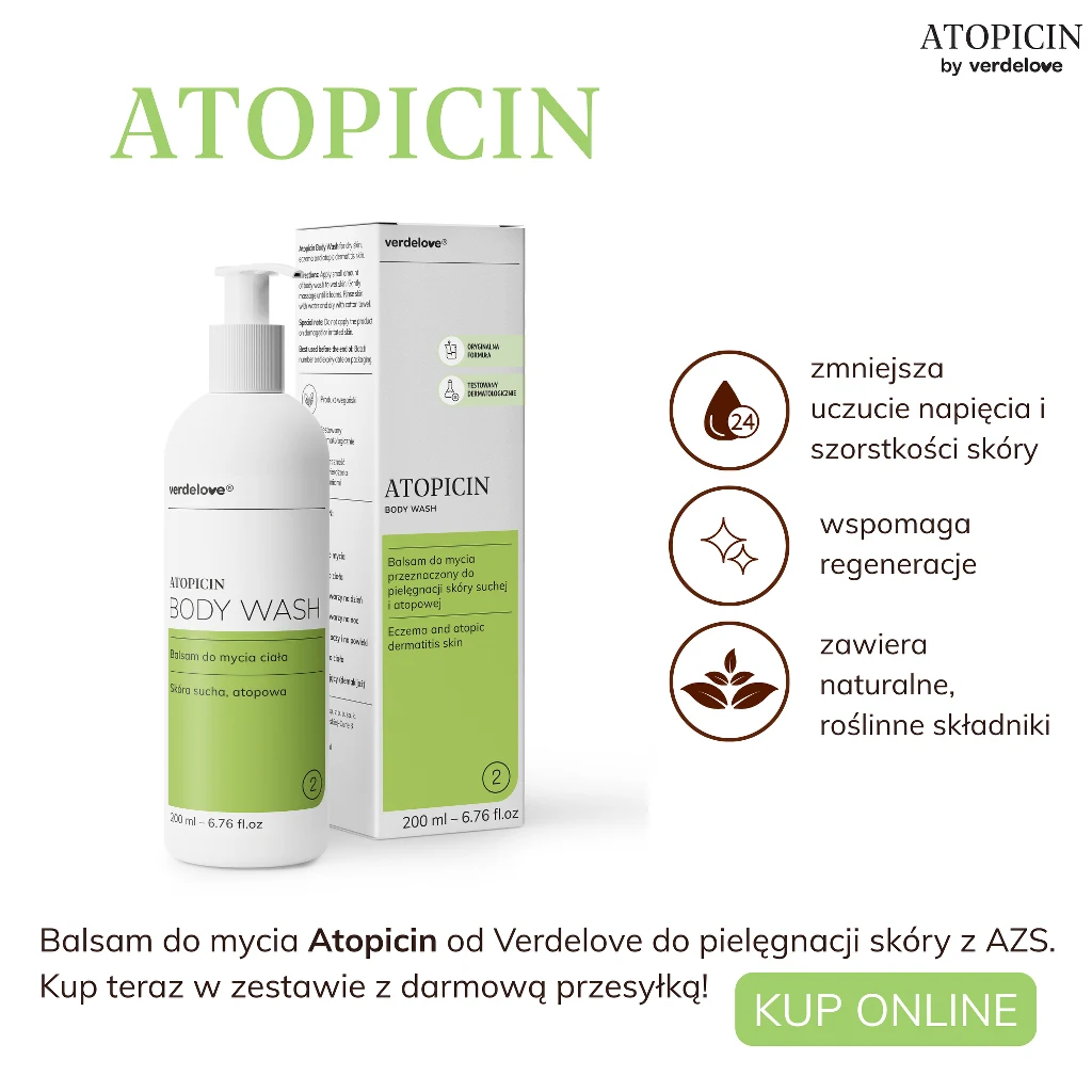Atopicin: balsam do mycia atopowej skóry ciała