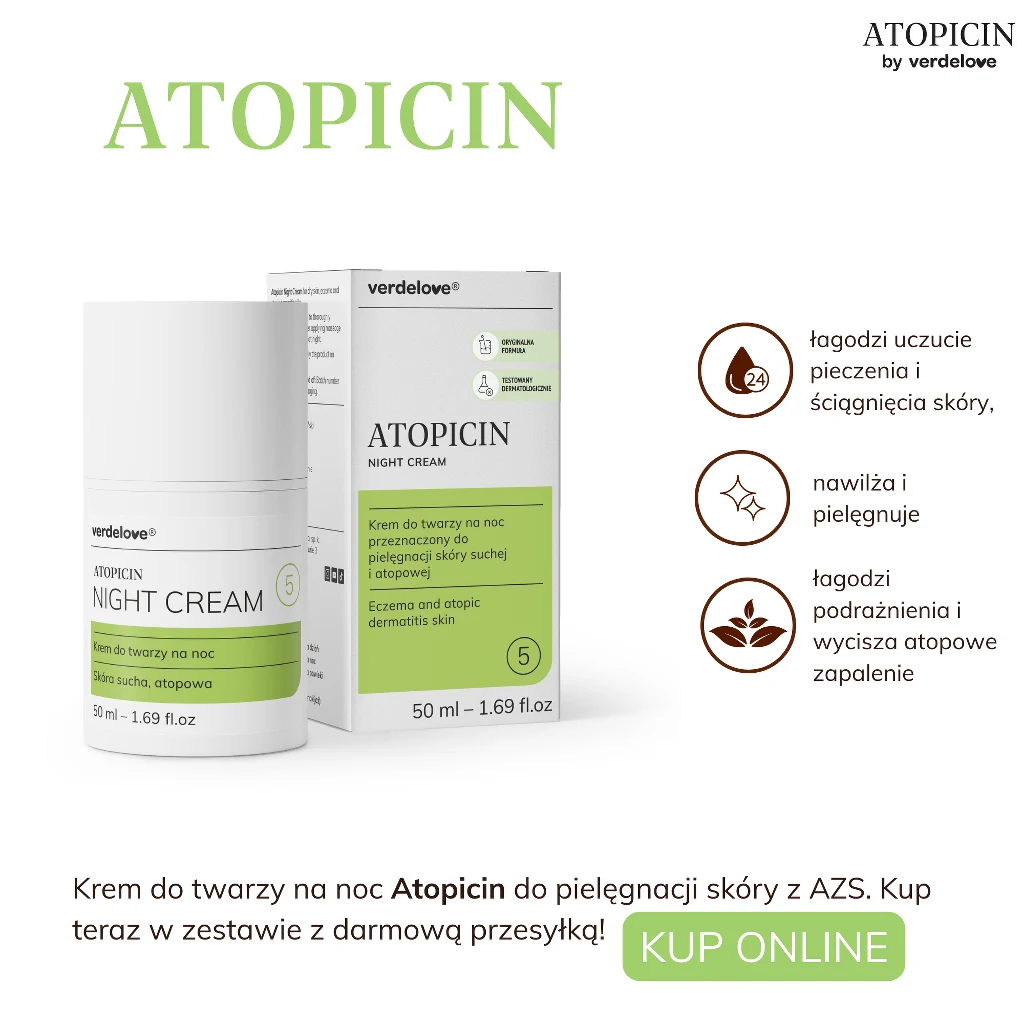 Krem do twarzy na noc ATOPICIN