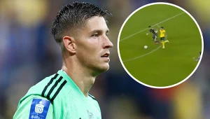 Co zrobił bramkarz? "Wielbłąd" w meczu Ekstraklasy, nie mógł nic poradzić