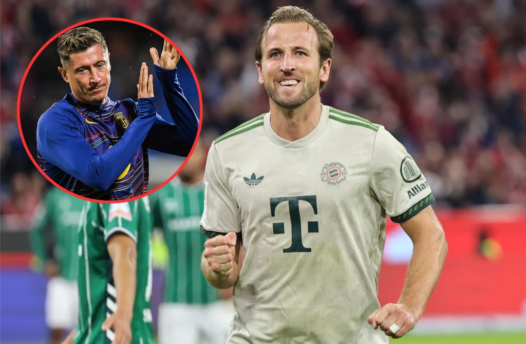 Harry Kane i Robert Lewandowski Harry Kane i Robert Lewandowski