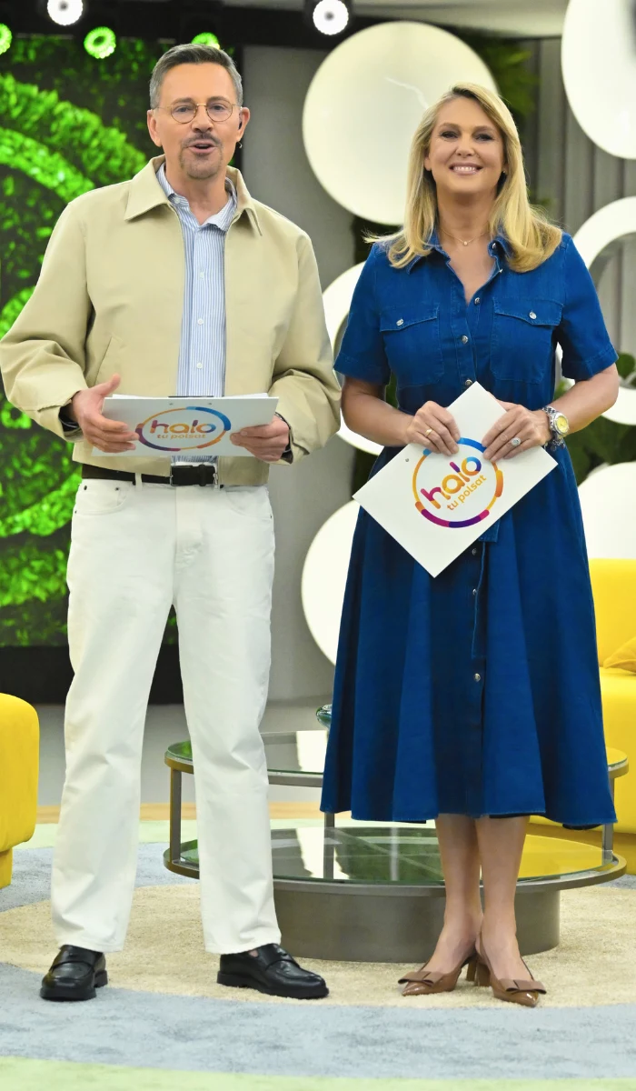Ewa Wachowicz i Krzysztof Ibisz poprowadzili piątkowe wydanie "halo tu polsat" 26 września