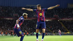 Lewandowski znów zachwycił, Flick komentuje spotkanie. Potem taki wpis