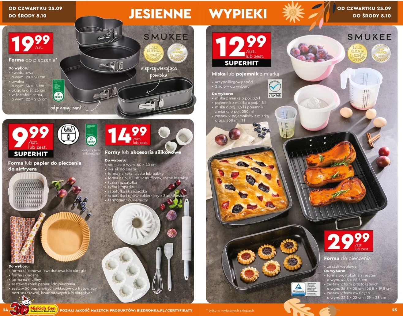 Jesienne wypieki z Biedronką