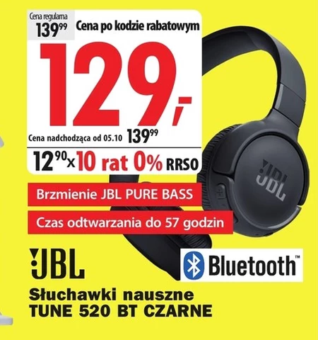Słuchawki bluetooth JBL