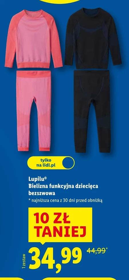 Bielizna termiczna Lupilu
