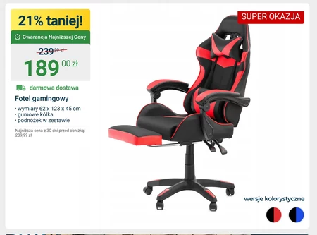 Fotel gamingowy